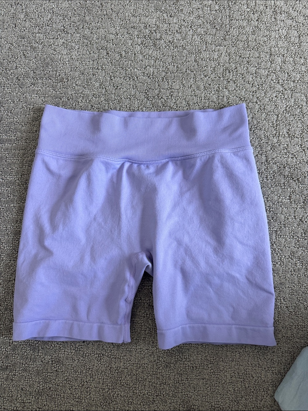 Women's Lavender High-Waist Bike Shorts